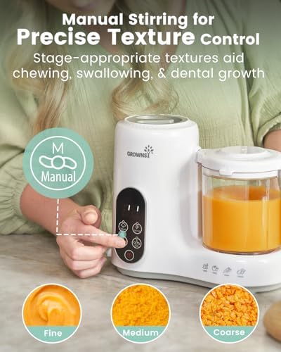 Baby Food Maker, Steamer & Blender Baby Food Processor, White