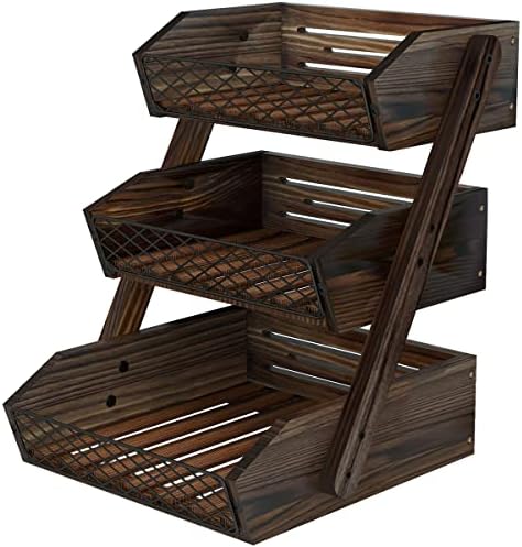 Fruit Basket for Kitchen Counter Organizer,Fruit Bowl Stand Storage