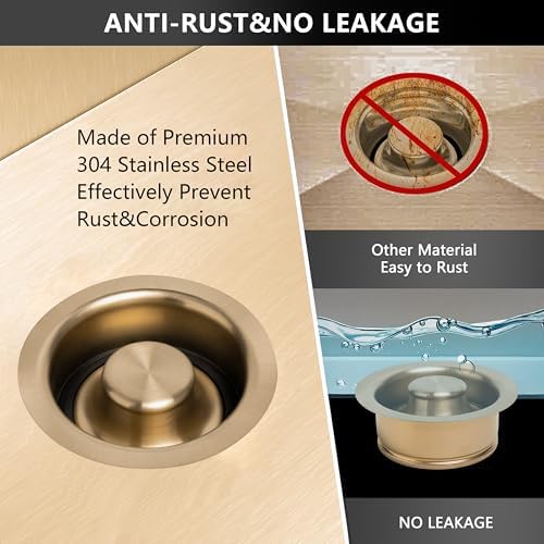 Champagne Bronze Sink Garbage Disposal Flange for Kitchen