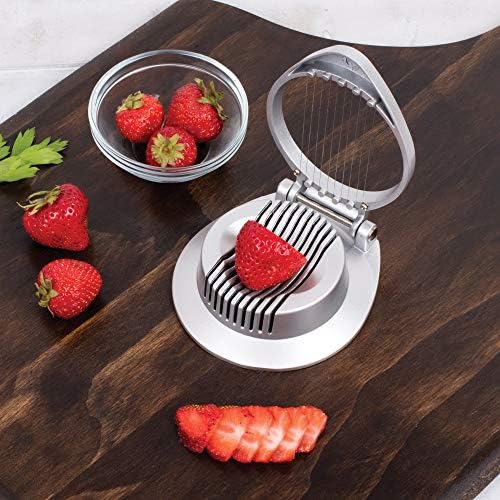HIC Kitchen Classic Non-Stick Egg Slicer, 18/8 Stainless Steel Wires - Image 3