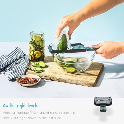 Dreamfarm Nocutu Adjustable Handheld Mandoline Slicer with Finger Guard - Image 4