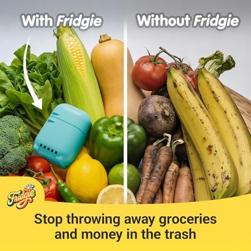 Fridgie Produce Saver, Ethylene Gas Absorber for Fridge, Lettuce Keeper