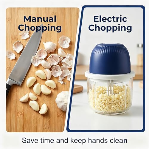 2026 New Electric wireless mini food chopper, Garlic Crusher, Onion Chopper - Image 3
