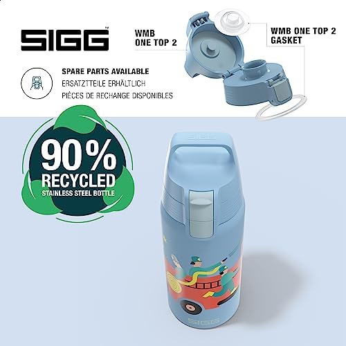 Insulated Kids Bottle - Shield One Therm - For Carbonated Beverages - Dishwasher Safe - Stainless Steel - 17 Oz