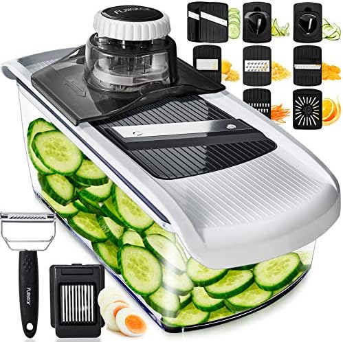 Pro Mandoline Vegetable Slicer, 6-in-1 Kitchen Prep Tool
