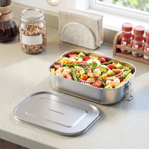 Stainless Steel Lunch Box, 1400 ml/47 oz