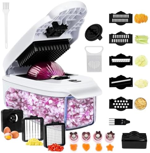 13-in-1 Vegetable Chopper, Box Chopper for Vegetables by AISHUJIE