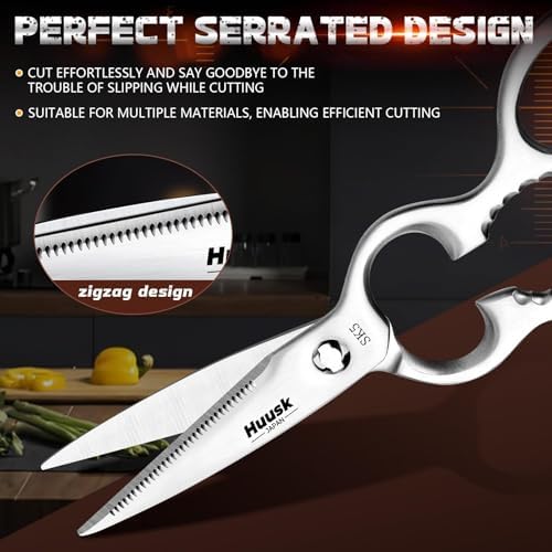 Kitchen Scissors All Purpose -Silver Kitchen Shears