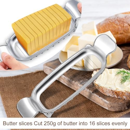 Stainless Steel Cheese Cutter and Butter Slicer - Image 3