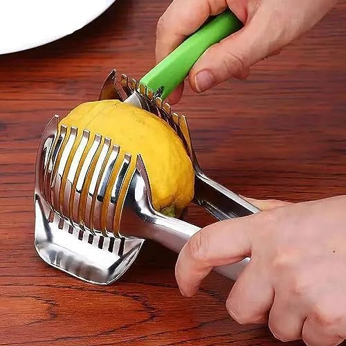 Stainless Steel Multipurpose Handheld Round Fruit Tongs for Onions, Avocados, Eggs and Other Vegetables - Image 6