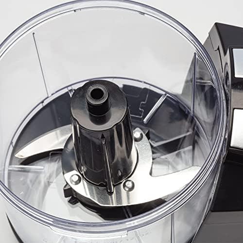 1.5 Cup - Electric Mini Food Chopper - Vegetable & Fruit Cutter - Premium Stainless Steel Blades with Safety Lock Cover - One Step/Touch Button - Non-Skid Rubber Feet - Black