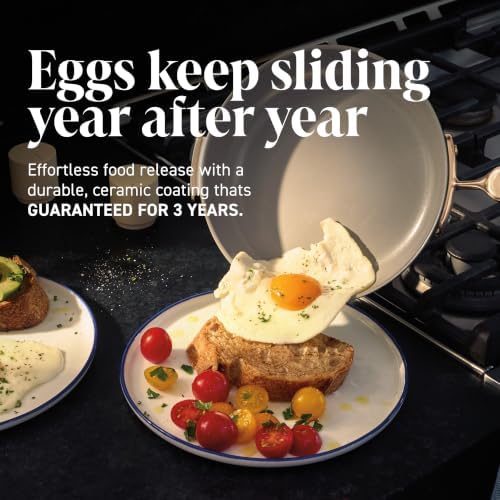 Ninja NeverQuit™ 13-Pc Ceramic Cookware, Amazon Exclusive Bone & Champagne - Image 4