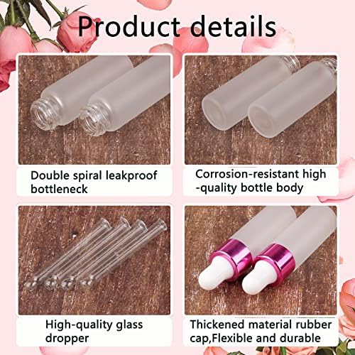 Kesell 50 Pack 5ml Glass Dropper Bottles for Essential Oils - Image 4