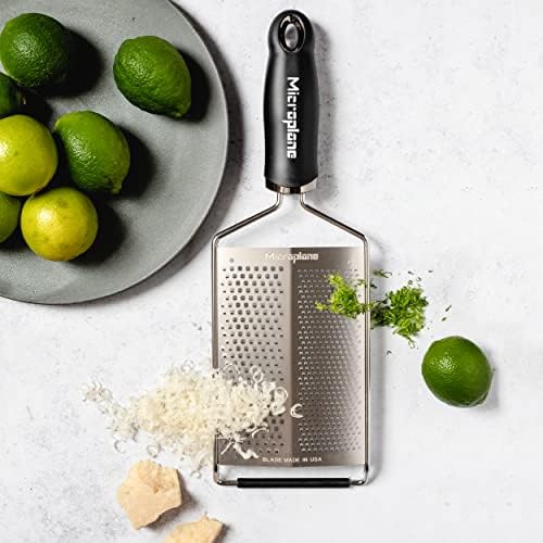 Microplane Gourmet Dual Grater - Fine and Coarse Stainless Steel Blades for Effortless Parmesan Cheese Grating and More
