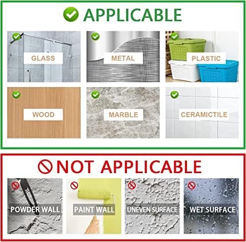 Adhesive Acrylic Spice Rack Organizer for Wall with Nano Double Sided Tape, Spice Shelf Organization for Kitchen Cabinet Door/Pantry Door, Wall Mount Seasoning Rack (Clear-2 Pack)