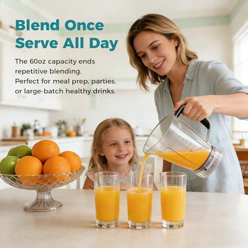 DUMOS Countertop Smoothie Blender for Kitchen, Personal Blender for Shakes - Image 3