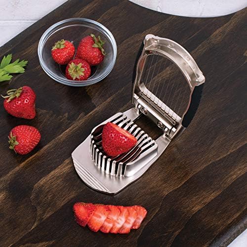 HIC Kitchen Deluxe Mushroom and Egg Slicer, Stainless Steel Wires - Image 3