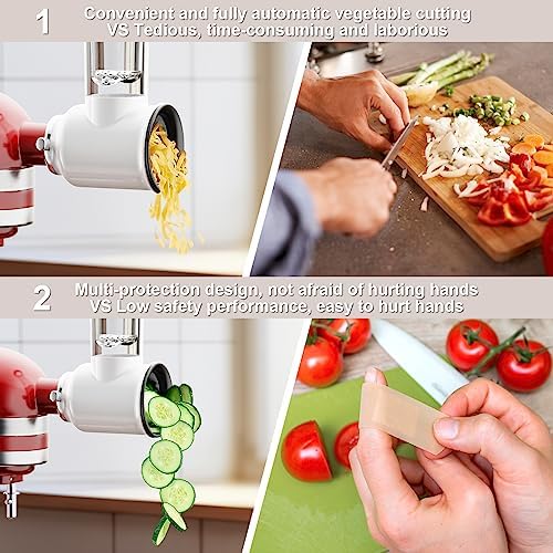 Slicer Shredder Attachment for Kitchenaid Stand Mixer