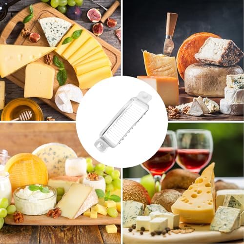 Stainless Steel Cheese Cutter and Butter Slicer with Portable Grip - Image 6