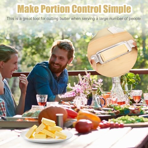 Stainless Steel Cheese Cutter and Butter Slicer with Portable Grip - Image 5