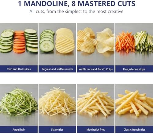 Bron Coucke - Stainless Steel Mandoline Slicer, Fries, Julienne & Waffle