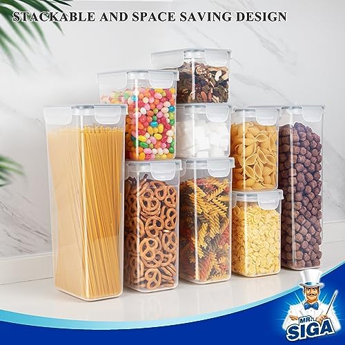 16 Pack Airtight Food Storage Container Set for Pantry Organization