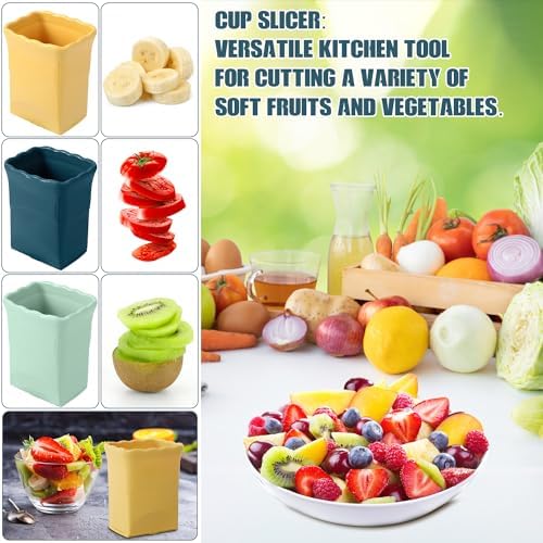 3Pcs Handheld, Egg & Banana Slicer, Stainless Steel Mini Cutter, Multifunctional Washable Fruit & Vegetable Slicer for Quick Salad Platter