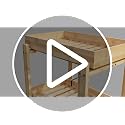 2 Pack Bamboo Under Sink Organizer, 2-Tier Pull Out Storage Drawers