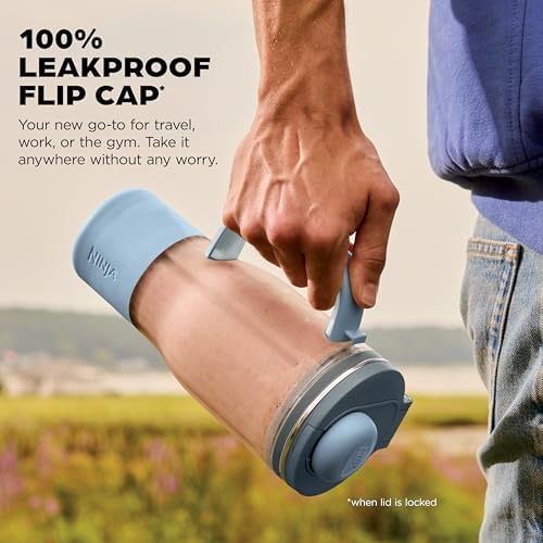 Ninja BlendBOSS Personal Blender, 26oz Tumbler, Frozen Blue, DB351GY1 - Image 4