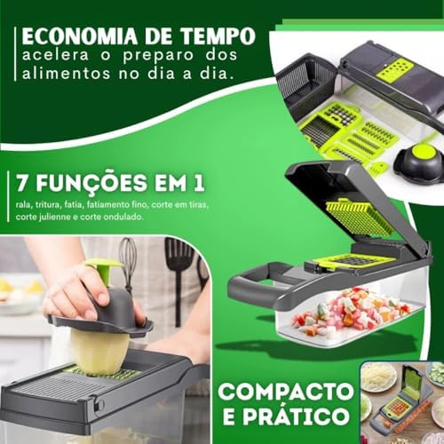 Juicer Machine, Kitchen Vegetable Slicer Dicer Cutter,Onion Mincer,Cheese Grater,Colander Basket,Kitchen Gadgets - Image 2