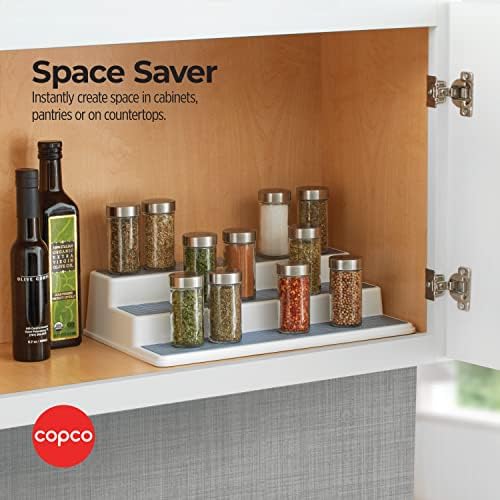 3 Tier 15 Inch Cabinet Organizer Oxford Gray