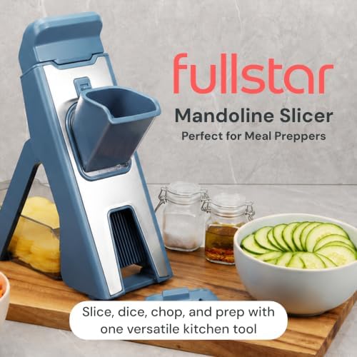 Fullstar Safer Mandoline Slicer for Kitchen Adjustable Veggie & Food Slicer - Image 2