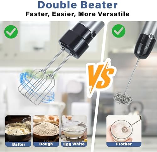 REVOTRA Immersion Blender Handheld, 6 in 1 Hand Blender Stainless Steel - Image 4