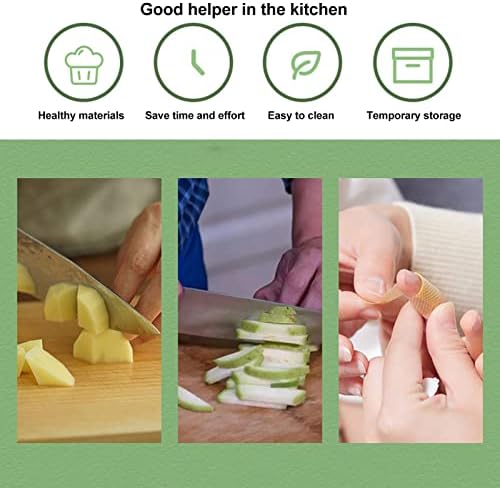 6 in 1 Vegetable Chopper Shredder Manual Handheld Food Chopper Cutter Dicer for Creative Plate Decoration - Image 5