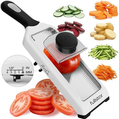 Handheld Mandoline Vegetable Slicer & Julienne Cutter