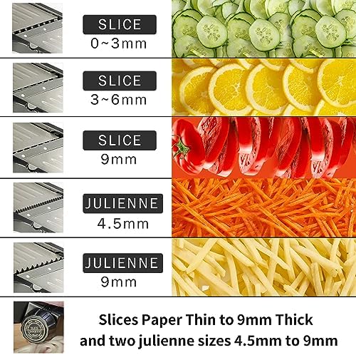 Mandoline Slicer for Kicthen, Vegetable Slicer