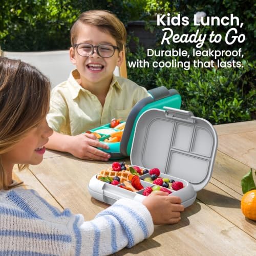Chill Kids 4-Compartment Bento Box Leakproof Lunch Box