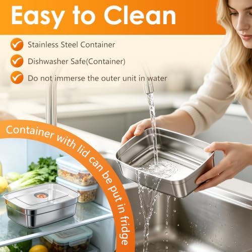 Cordless Electric Lunch Box for Adults, 24000mAh Rechargeable Food Warmer