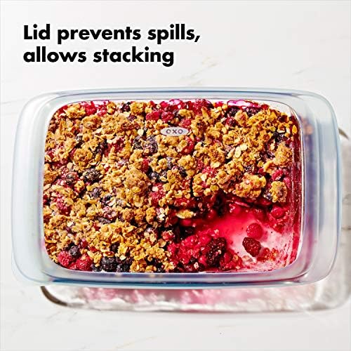 OXO Good Grips Glass Baking Dish with Lid - 3 Qt Capacity, 9x13