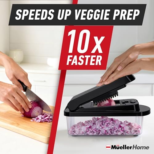 MUELLER HOME Pro-Series 10-in-1, 8 Vegetable Chopper & Mandoline Slicer - Image 3