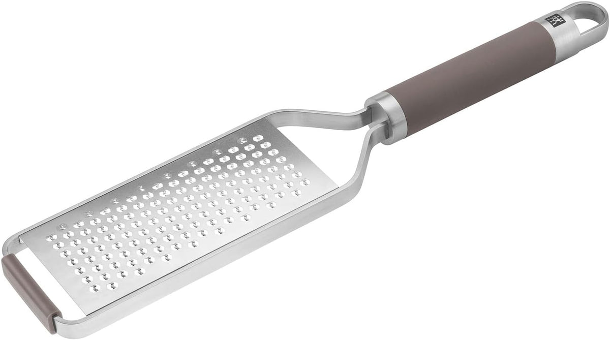 ZWILLING Pro Fine Grating Cheese Grater Grater Lemon Ginger Garlic - 18/10 Stainless Steel - Gray