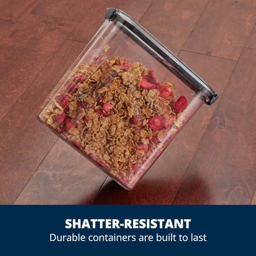 Brilliance Airtight Cereal Food Storage Container, Shatterproof, BPA-Free and Dishwasher-Safe, 32oz Capacity