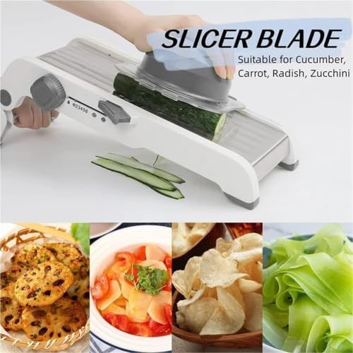 18‑in‑1 Adjustable Mandoline Slicer Stainless Steel Vegetable Cutter - Image 6