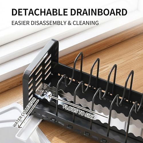 Pots and Pans Organizer Under Cabinet, Expandable Pot Lid Organizer