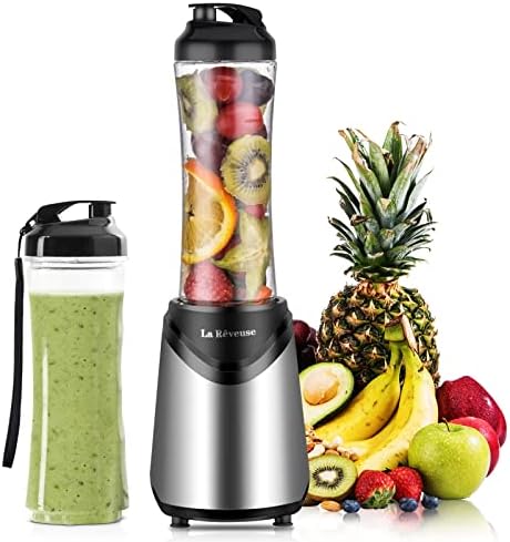 Personal Size Blender for Shakes and Smoothies, 2 Cups, Silver
