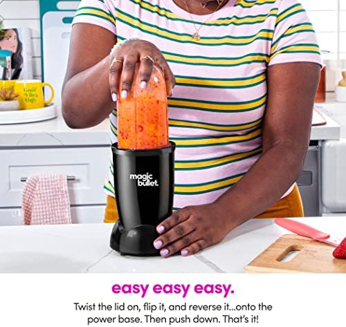 magic bullet Blender, Small, Black, 11 Piece Set, Pack of 2 - Image 7