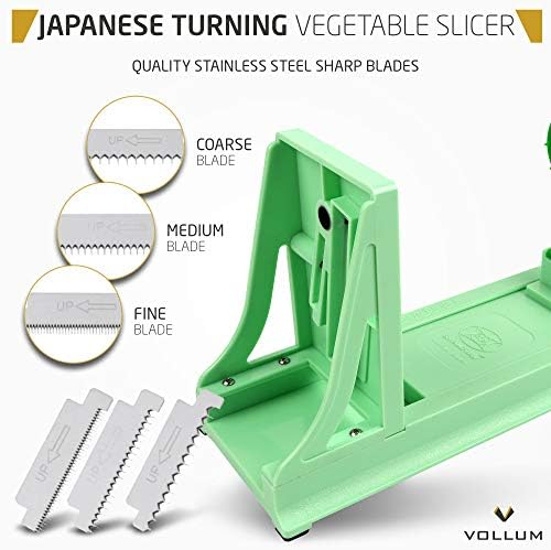 Vegetable Spiralizer with 4 Blades Straight and Serrated