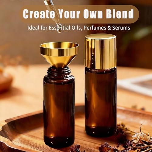 1.7oz Refillable Citrine Crystal Roller Bottles for Oils - Image 5