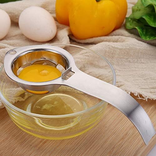 Egg Separator Egg Yolk White Separator Stainless Steel Egg White Yolk Sifting Filter Egg Divider Kitchen Tool for Baking/Cooking - Image 3