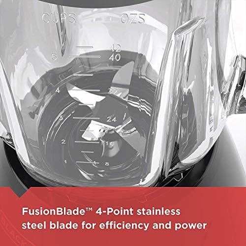 BLACK+DECKER Countertop Blender with 6-Cup Glass Jar, 10-Speed Settings, Black, BL2010BG - Image 5